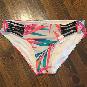 PINK Victoria's Secret Pink and Green Bikini Bottom